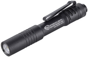 Streamlight 66601 MicroStream USB Pocket Light  Black Anodized 50/250 Lumens White C4 LED