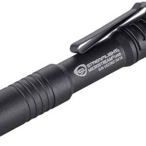 Streamlight 66601 MicroStream USB Pocket Light  Black Anodized 50/250 Lumens White C4 LED