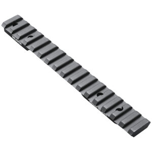 Weaver Mounts 99481 Multi-Slot Base  Extended Black Anodized Aluminum Fits Winchester 70 Short Action