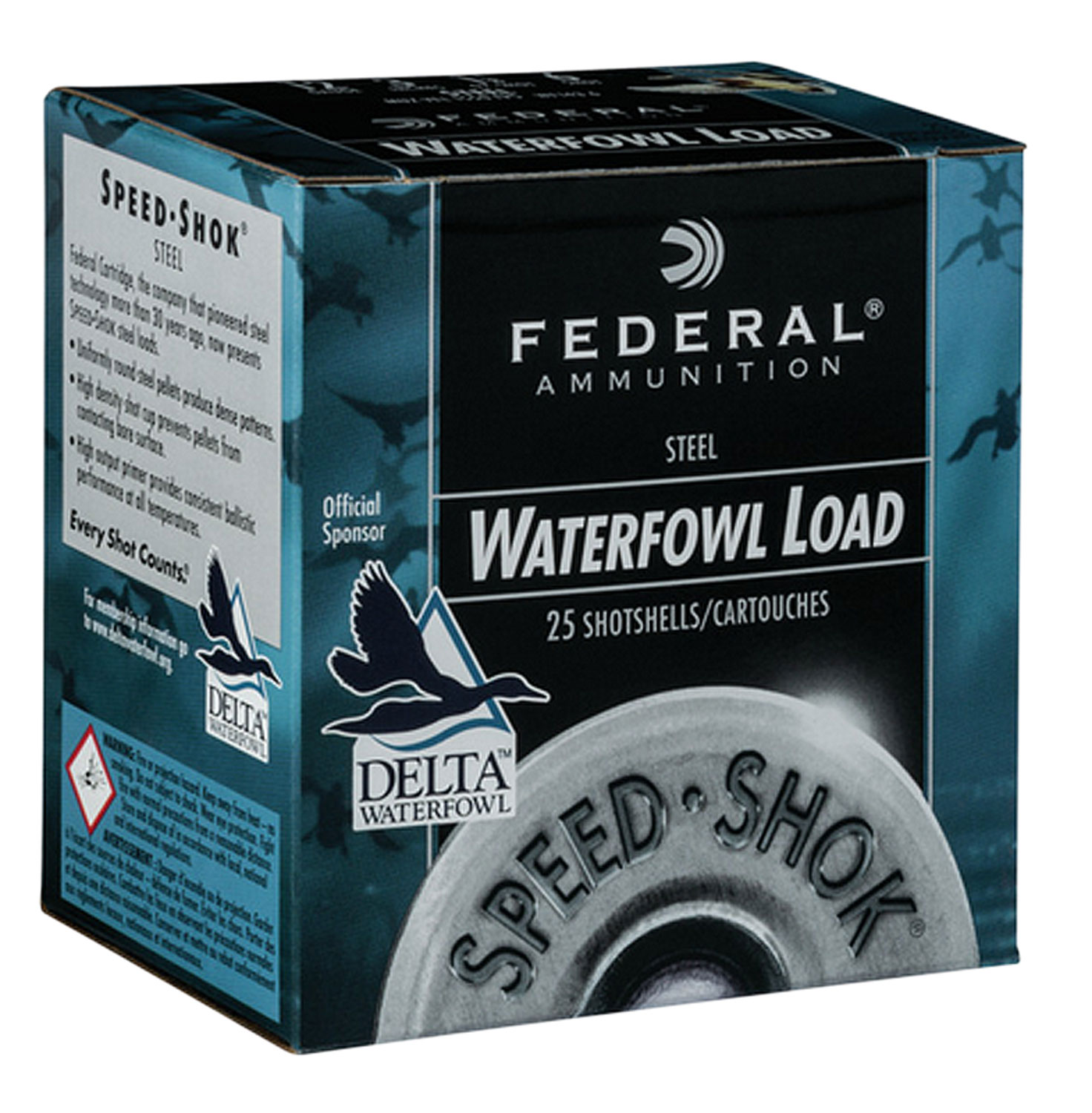 Federal WF1452 Speed-Shok 12Gauge 2.75" 1 1/8oz 2Shot 25 Per Box/10 Case