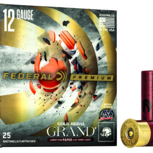 Federal GMT1178 Premium Gold Medal Paper 12Gauge 2.75" 1 1/8oz 8Shot 25 Per Box/10 Case