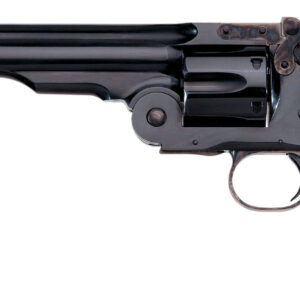 Taylors & Company 550639 Second Model Schofield 45 Colt (LC) Caliber with 7" Barrel, 6rd Capacity Cylinder, Overall Blued Finish Steel & Walnut Grip