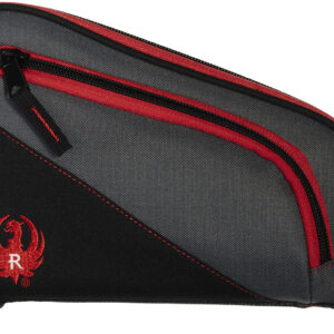 Ruger 27401 Tucson Handgun Case Black/Red/Gray Lockable Zippers