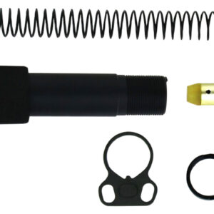 TacFire MAR049B Buffer Tube Kit Mil-Spec AR-15 Black Aluminum AR-Pistol Platform