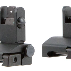 TacFire IS002 Pop Up Iron Sights/Spring Loaded  Black Anodized Flip Up for AR-Platform