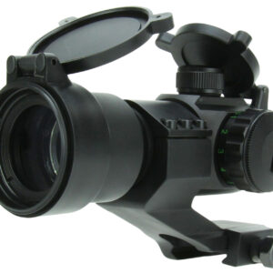 TacFire RD004 1x30 Dual Illuminated Red/Green Dot Sight  Black Anodized 1 x 30 mm 2 MOA Dot