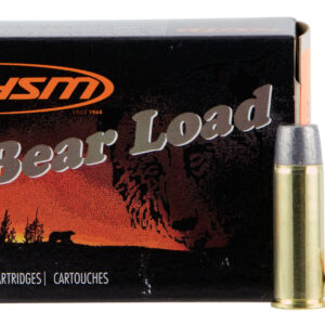 HSM 44M15N20 Bear Load  44 Rem Mag 305 gr Wide Flat Nose 20 Per Box/ 20 Case