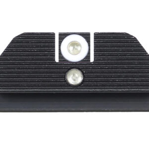 Night Fision GLK001015WGZ Student Of The Gun Accur8 For Glock  Green Tritium White Outline Front Sight-Green Tritium Black Ring Rear Sight Glock 17/17L/19