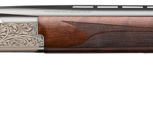 Browning 018163305 Citori Feather Lightning 12 Gauge 3" 2rd 26" Blued Steel Barrels, Satin Nickel Finished Engraved Alloy Receiver, American Black Walnut Stock With Lightening Style Grip