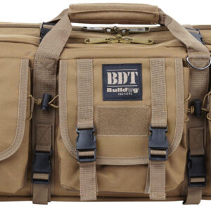 Bulldog BDT3536T BDT Tactical Single 36" Tan Nylon, 3 Accessory Pockets, Deluxe Padded Backstraps, Lockable Zippers, Padded Internal Divider