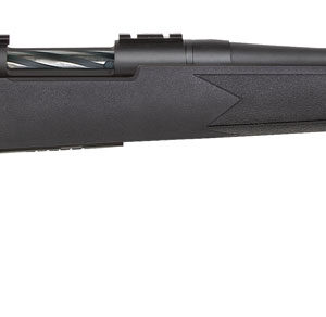 Mossberg 28013 Patriot  Full Size 450 Bushmaster 4+1 20" Matte Blued Fluted Threaded Barrel, Drilled & Tapped Matte Blued Stainless Steel Receiver, Black Fixed Synthetic Stock, Right Hand