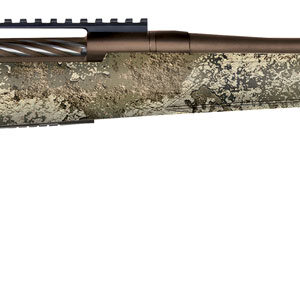 Mossberg 28044 Patriot Predator 243 Win 5+1 22" Patriot Brown Cerakote 4.49" Fluted Barrel Patriot Brown Cerakote Steel TrueTimber Strata Right Hand