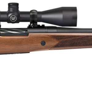 Mossberg 28058 Patriot  7mm-08 Rem Caliber with 5+1 Capacity, 22" Fluted Barrel, Matte Blued Metal Finish & Walnut Stock Right Hand (Full Size) Includes Vortex Crossfire II 3-9x40mm Scope