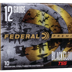 Federal PWBTSSX14239 Black Cloud TSS 12Gauge 3" 1 1/4oz Steel Tungsten 3/9Shot 10 Per Box/10 Case