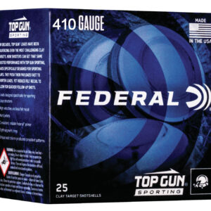 Federal TGS412149 Top Gun  410Gauge 2.50" 1/2oz 9Shot 25 Per Box/10 Case