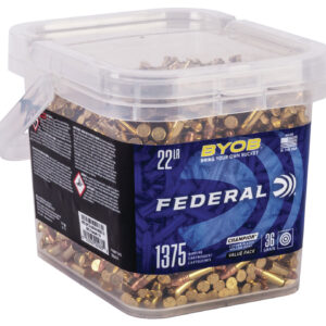 Federal 750BKT1375 Champion Training BYOB 22LR 36gr Copper Plated Hollow Point 1375/Box