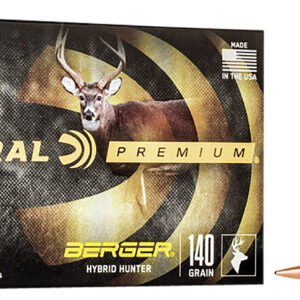 Federal P270BCH1 Premium  270Win 140gr Berger Hybrid Hunter 20 Per Box/10 Case