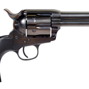 Taylors & Company 555161 Devil Anse  45 Colt (LC) Caliber with 4.75" Blued Finish Barrel, 6rd Capacity Blued Finish Cylinder, Color Case Hardened Finish Steel Frame & Matte Black Wood Grip
