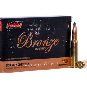 PMC 308SP Bronze  308Win 150gr Pointed Soft Point 20 Per Box/10 Case