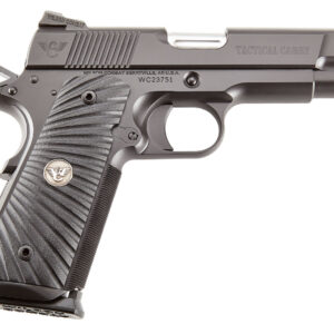 Wilson Combat TCCOM9 1911 Commander Tactical Carry 9mm Luger 5" 8+1 OD Green Carbon Steel Frame Black Carbon Steel Slide with Black G10 Starburst Grip