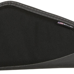 Allen 44411 Deluxe  Handgun Case Black w/Gray Trim, Foam Padding, Non-Absorbent Lining & Lockable Zipper 11" L