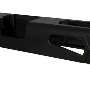 Rival Arms RA10G105A Precision Slide A1 QPQ Black 17-4 Stainless Steel with Front/Rear Serrations & Doctor Optic Cut for Glock 17 Gen3