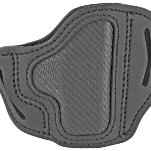 1791 Gunleather CFBHCSBLR BHC  OWB Size C Stealth Black Leather Belt Slide Compatible w/Glock 43/Sig P365/Walther PPK Right Hand