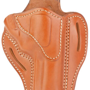 1791 Gunleather RVH2CBRR RVH2  OWB Size 02 Classic Brown Leather Belt Slide Fits Ruger GP100/S&W K Frame Right Hand