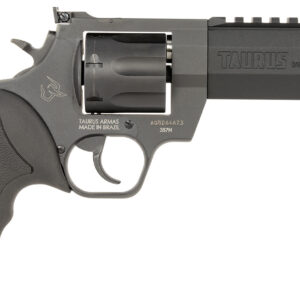 Taurus 2357051RH Raging Hunter  357 Mag 7rd 5.12" Matte Black Oxide Steel Black Rubber with Integrated Red Cushion Insert Grip