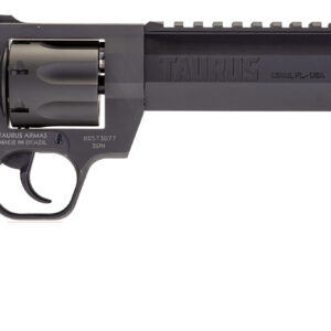 Taurus 2357081RH Raging Hunter  357 Mag 7rd 8.37" Matte Black Oxide Steel Black Rubber with Integrated Red Cushion Insert Grip