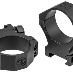 Sig Sauer Electro-Optics SOA10018 Alpha 1  Matte Black 34mm Extra High 0 MOA