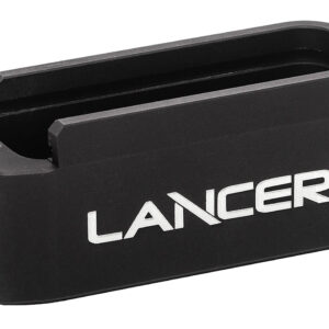 Lancer EXTBP06BLK L5AWM Magazine Base Pad Extended 6rd Compatible w/ Lancer L5 Advance Warfighter Magazine Black Aluminum