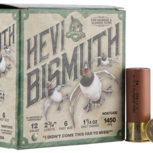 HEVI-Shot HS14706 HEVI-Bismuth  12Gauge 2.75" 1 1/4oz Bismuth 6Shot 25 Per Box/10 Case