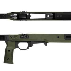 Magpul MAG997-ODG Pro 700 Stock Fixed w/Aluminum Bedding OD Green Synthetic for Remington 700 SA