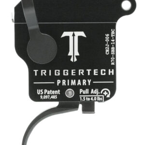TriggerTech R70SBB14TBC Primary  Single-Stage Traditional Curved Trigger with 1.50-4 lbs Draw Weight for Remington 700 Right