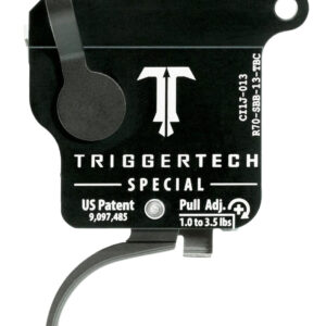 TriggerTech R70SBB13TBC Special  Single-Stage Traditional Curved Trigger with 1-3.50 lbs Draw Weight for Remington 700 Right