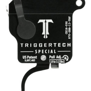 TriggerTech R70SBB13TBF Special  Single-Stage Flat Trigger with 1-3.50 lbs Draw Weight for Remington 700 Right