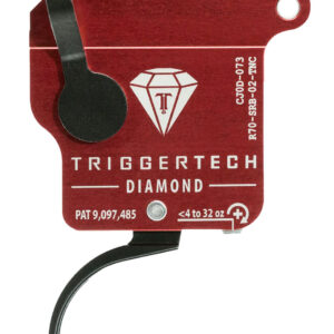 TriggerTech R70SRB02TNC Diamond Without Bolt Release Single-Stage Traditional Curved Trigger with 0.30-2 lbs Draw Weight for Remington 700 Right