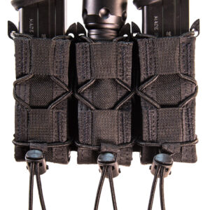 High Speed Gear 13PT13BK TACO Mag Pouch Triple Black Nylon Belt Compatible w/ Pistol