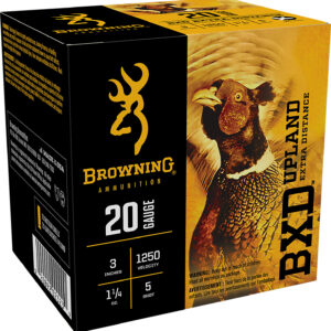 Browning Ammo B193512035 BXD Upland 20Gauge 3" 1 1/4oz 5Shot 25 Per Box/10 Case