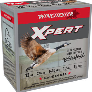 Winchester Ammo WEX12HBB Super X Xpert High Velocity 12Gauge 2.75" 1 1/8oz BBShot 25 Per Box/10 Case