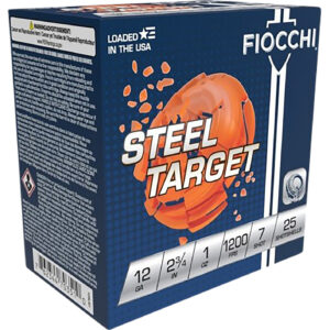 Fiocchi 12SLR7 Steel Target  12Gauge 2.75" 1oz 7Shot 25 Per Box/10 Case