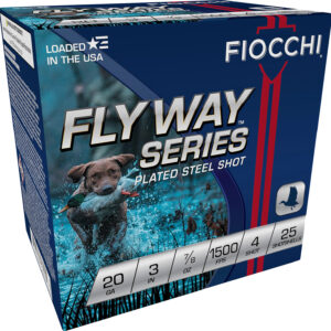 Fiocchi 203ST4 Flyway  20Gauge 3" 7/8oz 4Shot 25 Per Box/10 Case