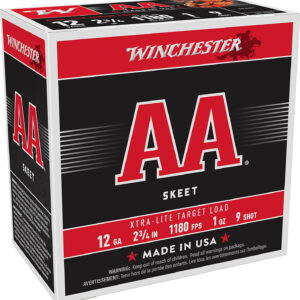 Winchester Ammo AAL129 AA Xtra-Lite 12Gauge 2.75" 1oz 9Shot 25 Per Box/10 Case
