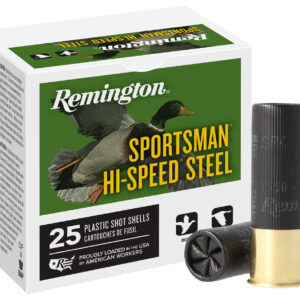 Remington Ammunition 20791 Sportsman Hi-Speed Steel 12Gauge 3" 1 1/4oz 1Shot 25 Per Box/10 Case