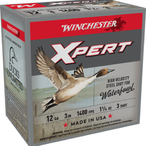 Winchester Ammo WEX123H3 Super X Xpert High Velocity 12Gauge 3" 1 1/4oz 3Shot 25 Per Box/10 Case