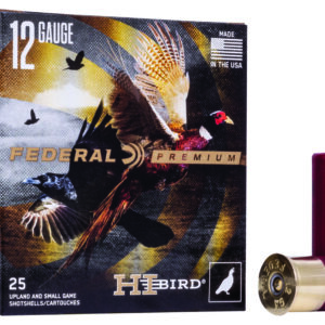 Federal HVF1275 Premium Hi-Bird 12Gauge 2.75" 1 1/8oz 7.5Shot 25 Per Box/10 Case