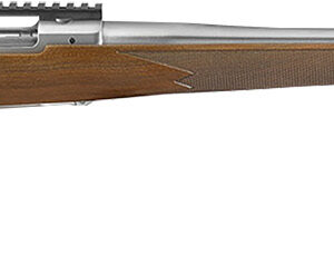 Ruger 57109 Hawkeye Hunter Full Size 300 Win Mag 3+1 24" Satin Stainless Steel Threaded Barrel, Picatinny Rail Steel Receiver, Fixed American Walnut w/Pistol Grip Stock