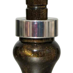 Echo Calls 78905 Meat Hanger  Double Reed Mallard Sounds Attracts Ducks Black Gold Pearl Acrylic