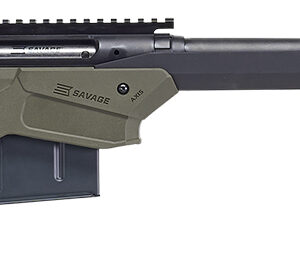 Savage Arms 57550 Axis II Precision 243 Win 10+1 22", Matte Black Barrel/Rec, OD Green Adjustable MDT Aluminum Chassis, Polymer Grip